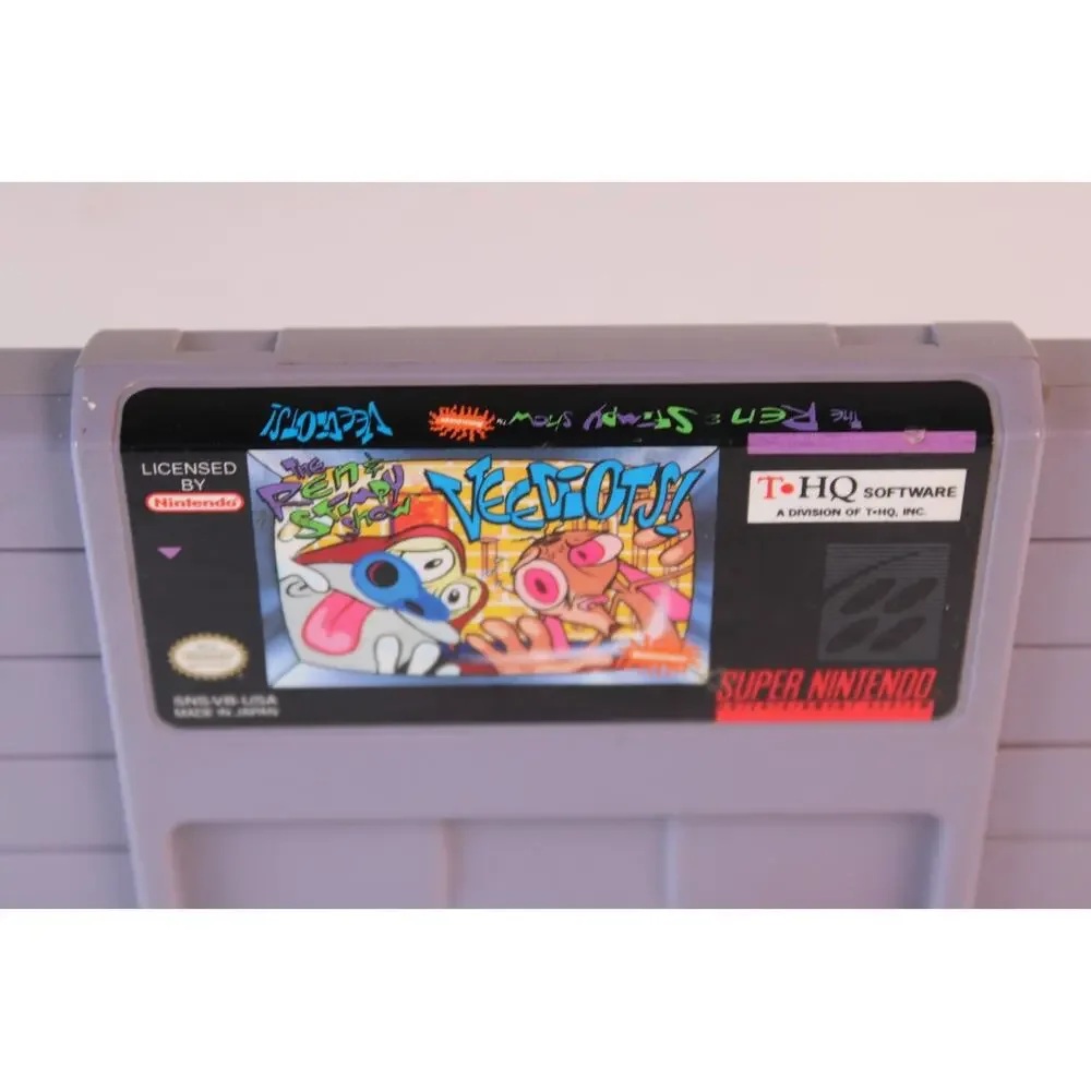 The Ren and Stimpy Show: Veediots! (Super Nintendo SNES) cart only